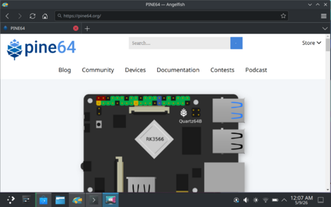 The angelfish web browser