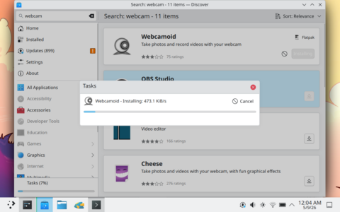 Fetching an application with Discover